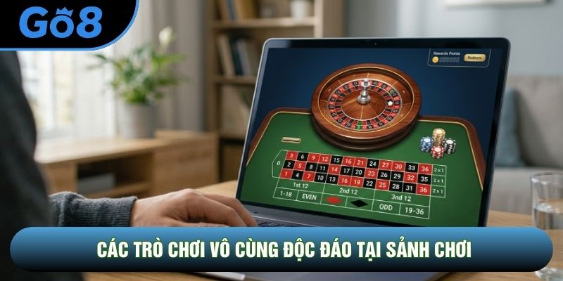 Các trò chơi vô cùng độc đáo tại sảnh chơi