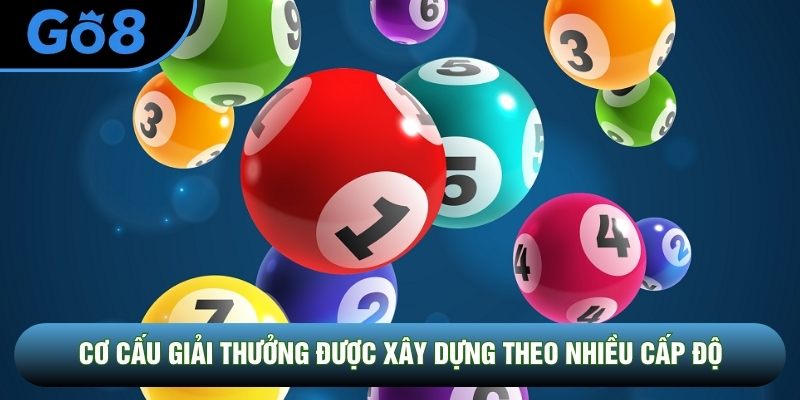Cơ cấu giải thưởng được xây dựng theo nhiều cấp độ Cơ cấu giải thưởng được xây dựng theo nhiều cấp độ