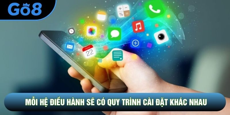 Mỗi hệ điều hành sẽ có quy trình cài đặt khác nhau