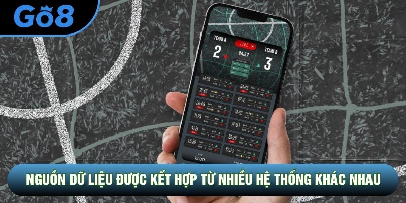 Nguồn dữ liệu được kết hợp từ nhiều hệ thống khác nhau