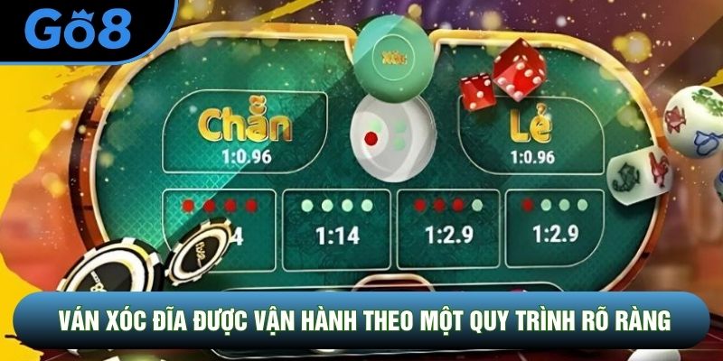 Ván xóc đĩa đều được vận hành theo một quy trình rõ ràng
